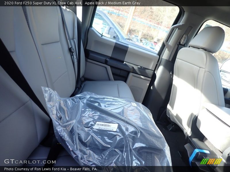 Agate Black / Medium Earth Gray 2020 Ford F250 Super Duty XL Crew Cab 4x4