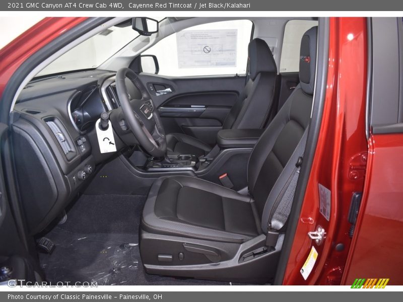 Cayenne Red Tintcoat / Jet Black/Kalahari 2021 GMC Canyon AT4 Crew Cab 4WD