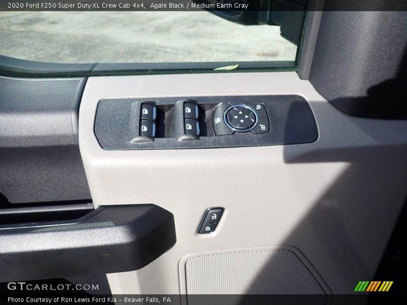 Agate Black / Medium Earth Gray 2020 Ford F250 Super Duty XL Crew Cab 4x4