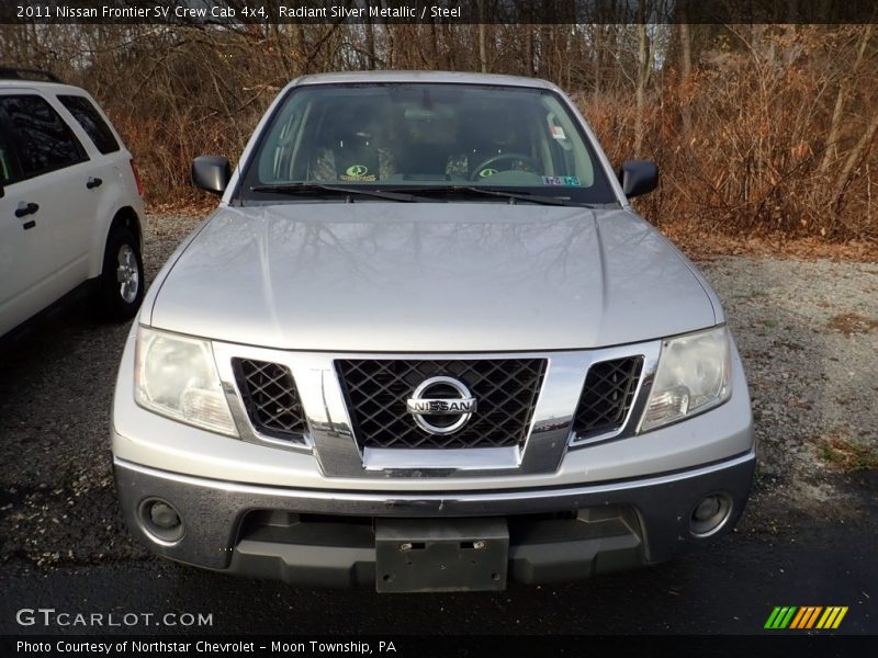 Radiant Silver Metallic / Steel 2011 Nissan Frontier SV Crew Cab 4x4