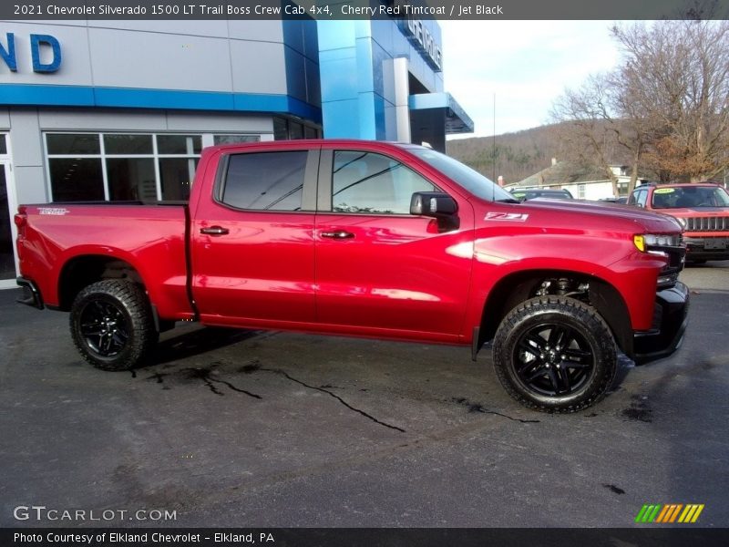 Cherry Red Tintcoat / Jet Black 2021 Chevrolet Silverado 1500 LT Trail Boss Crew Cab 4x4