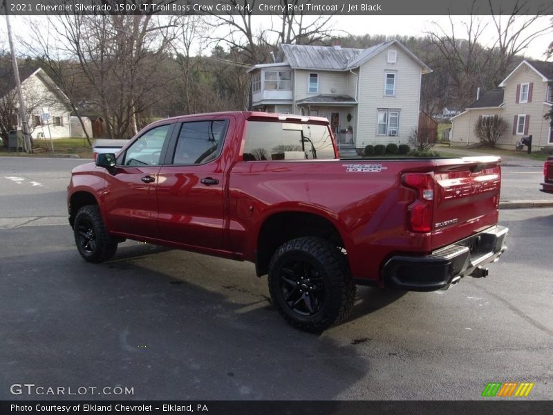 Cherry Red Tintcoat / Jet Black 2021 Chevrolet Silverado 1500 LT Trail Boss Crew Cab 4x4