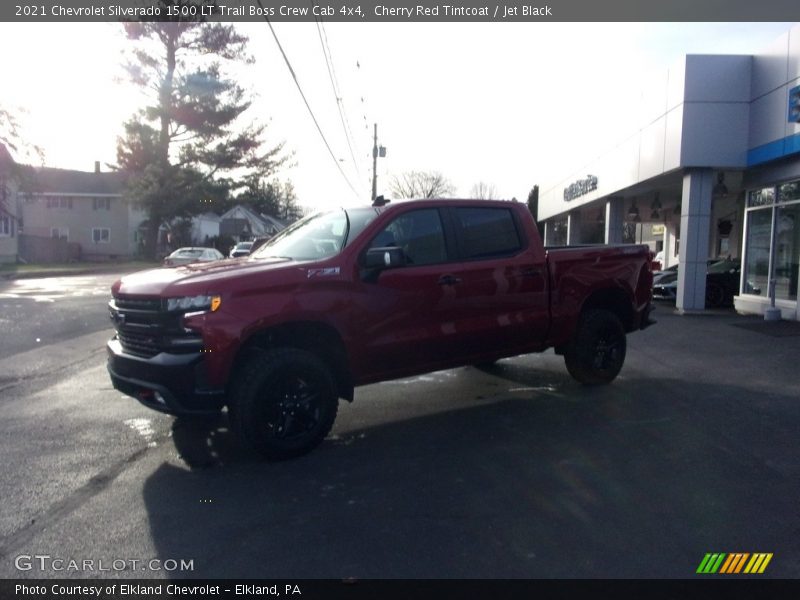 Cherry Red Tintcoat / Jet Black 2021 Chevrolet Silverado 1500 LT Trail Boss Crew Cab 4x4