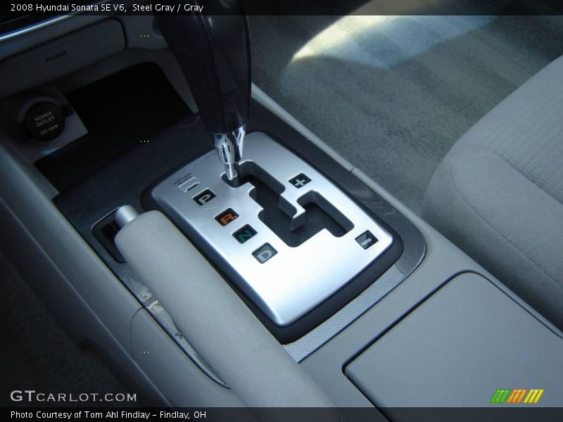 Steel Gray / Gray 2008 Hyundai Sonata SE V6