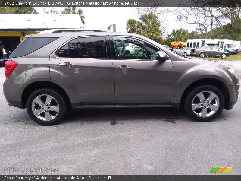 Graystone Metallic / Brownstone/Jet Black 2012 Chevrolet Equinox LTZ AWD