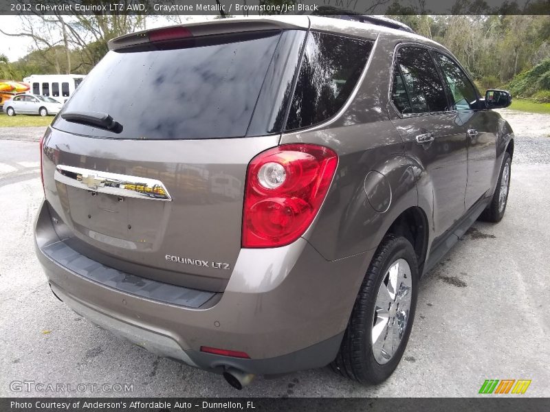 Graystone Metallic / Brownstone/Jet Black 2012 Chevrolet Equinox LTZ AWD