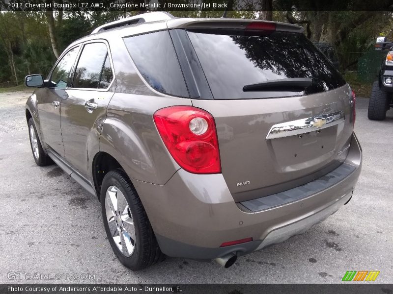 Graystone Metallic / Brownstone/Jet Black 2012 Chevrolet Equinox LTZ AWD