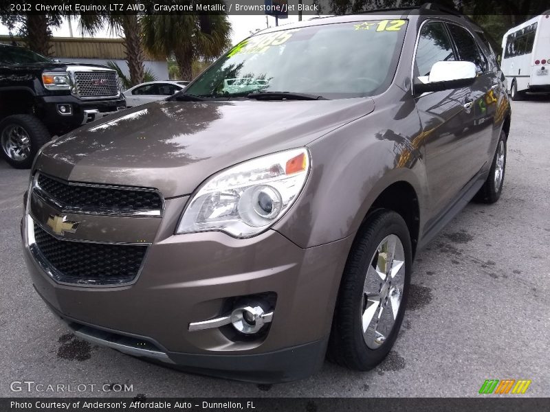 Graystone Metallic / Brownstone/Jet Black 2012 Chevrolet Equinox LTZ AWD