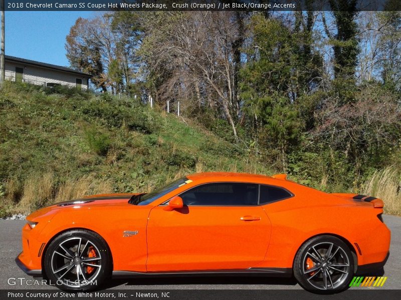 Crush (Orange) / Jet Black/Orange Accents 2018 Chevrolet Camaro SS Coupe Hot Wheels Package