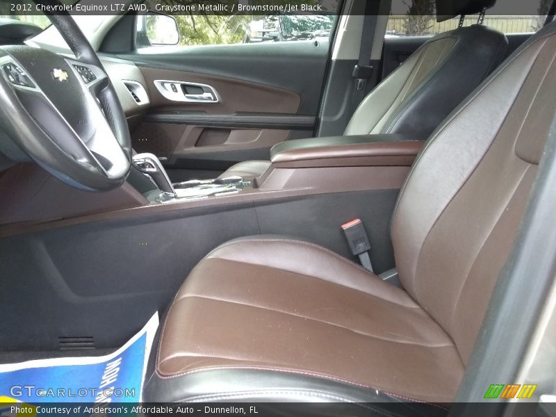 Graystone Metallic / Brownstone/Jet Black 2012 Chevrolet Equinox LTZ AWD