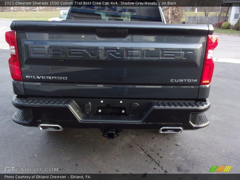 Shadow Gray Metallic / Jet Black 2021 Chevrolet Silverado 1500 Custom Trail Boss Crew Cab 4x4