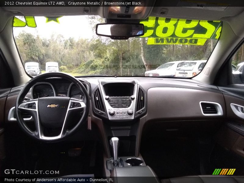 Graystone Metallic / Brownstone/Jet Black 2012 Chevrolet Equinox LTZ AWD