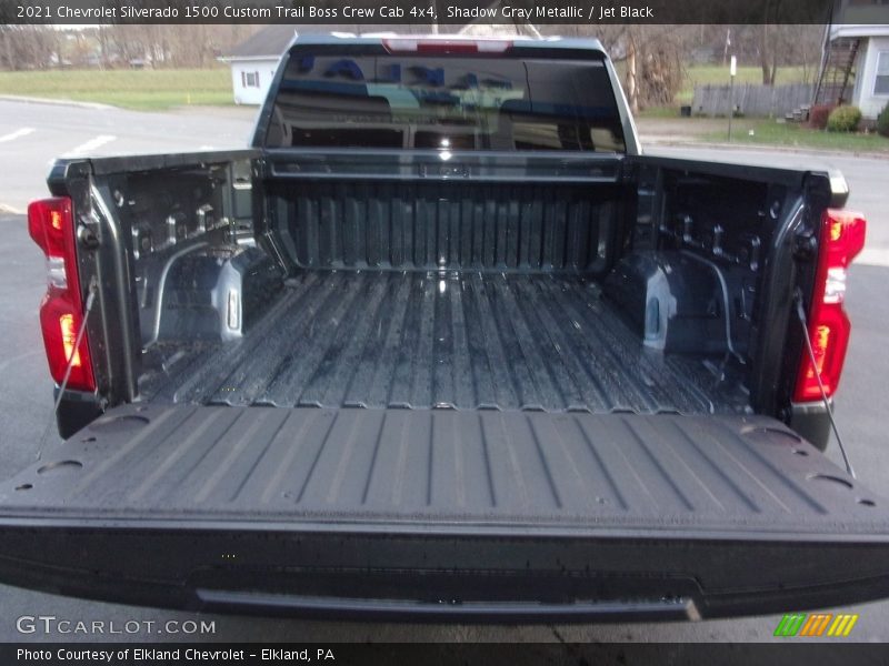 Shadow Gray Metallic / Jet Black 2021 Chevrolet Silverado 1500 Custom Trail Boss Crew Cab 4x4