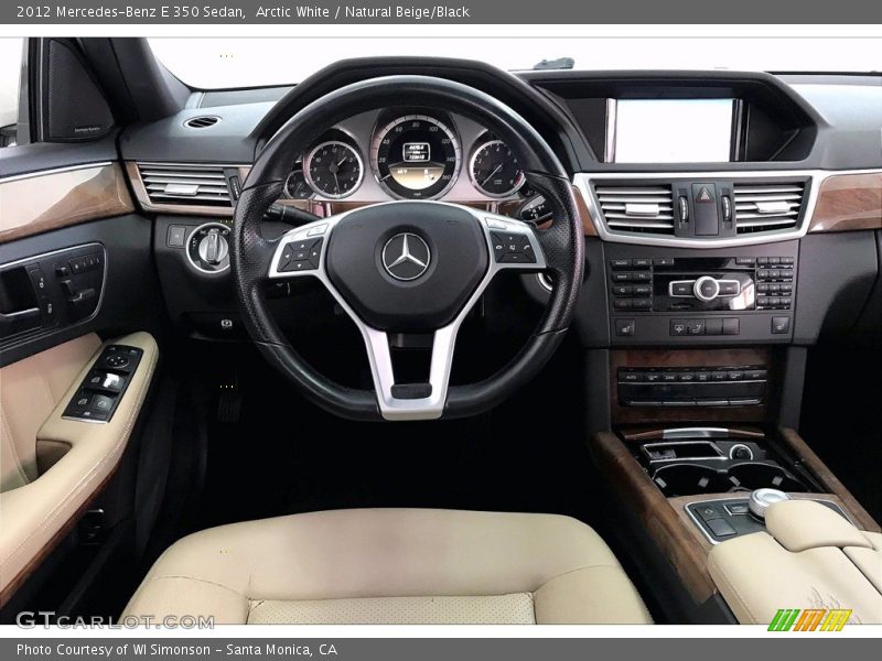 Arctic White / Natural Beige/Black 2012 Mercedes-Benz E 350 Sedan