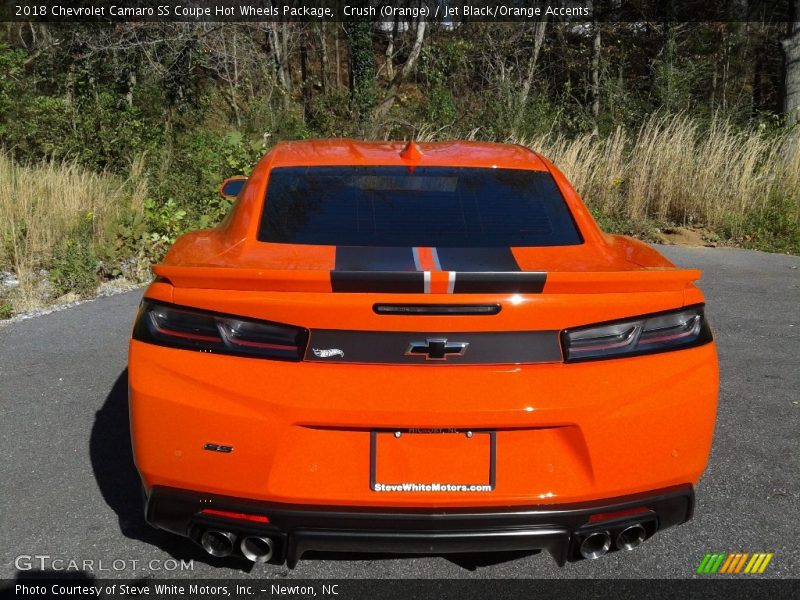 Crush (Orange) / Jet Black/Orange Accents 2018 Chevrolet Camaro SS Coupe Hot Wheels Package