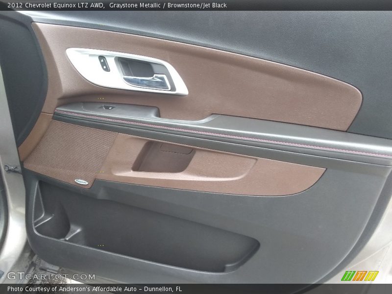 Graystone Metallic / Brownstone/Jet Black 2012 Chevrolet Equinox LTZ AWD