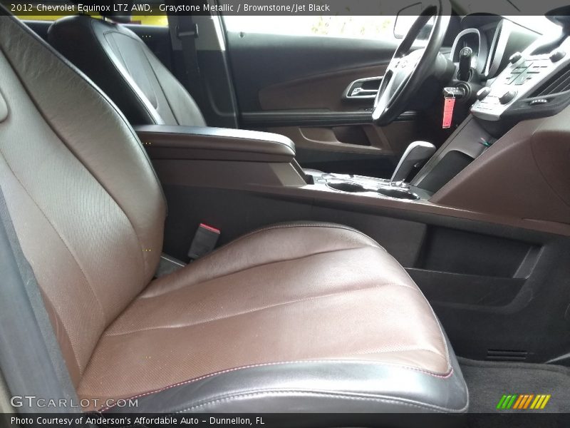 Graystone Metallic / Brownstone/Jet Black 2012 Chevrolet Equinox LTZ AWD