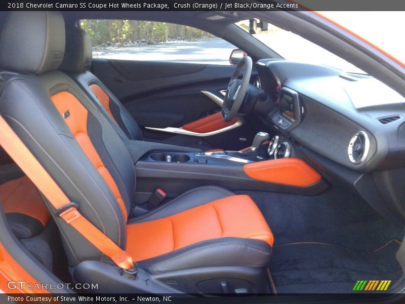 Front Seat of 2018 Camaro SS Coupe Hot Wheels Package