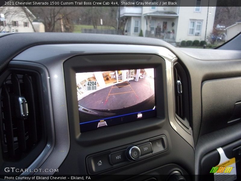 Shadow Gray Metallic / Jet Black 2021 Chevrolet Silverado 1500 Custom Trail Boss Crew Cab 4x4