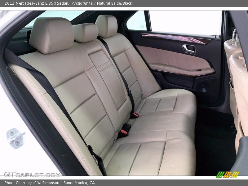 Arctic White / Natural Beige/Black 2012 Mercedes-Benz E 350 Sedan