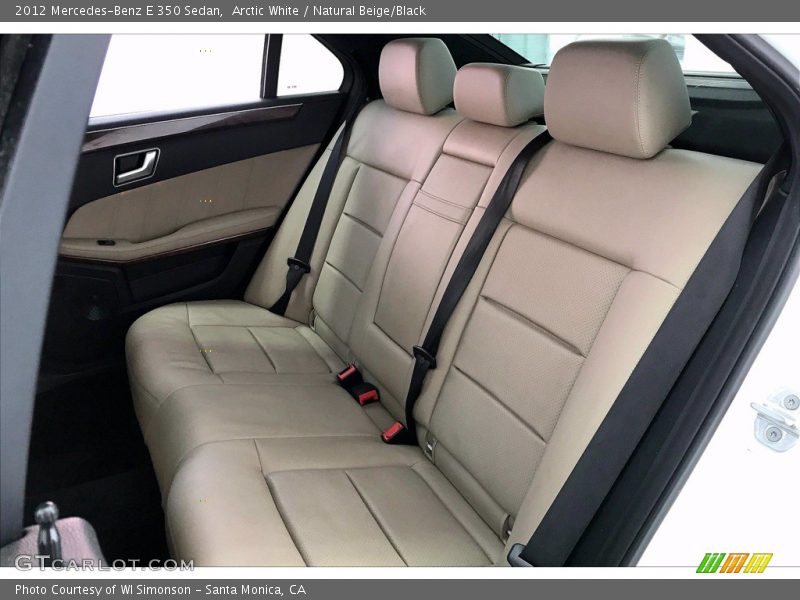 Arctic White / Natural Beige/Black 2012 Mercedes-Benz E 350 Sedan