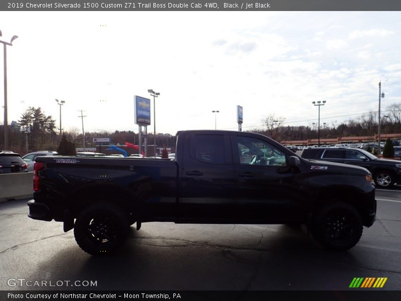 Black / Jet Black 2019 Chevrolet Silverado 1500 Custom Z71 Trail Boss Double Cab 4WD