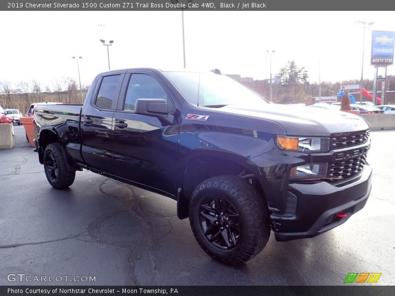 Black / Jet Black 2019 Chevrolet Silverado 1500 Custom Z71 Trail Boss Double Cab 4WD