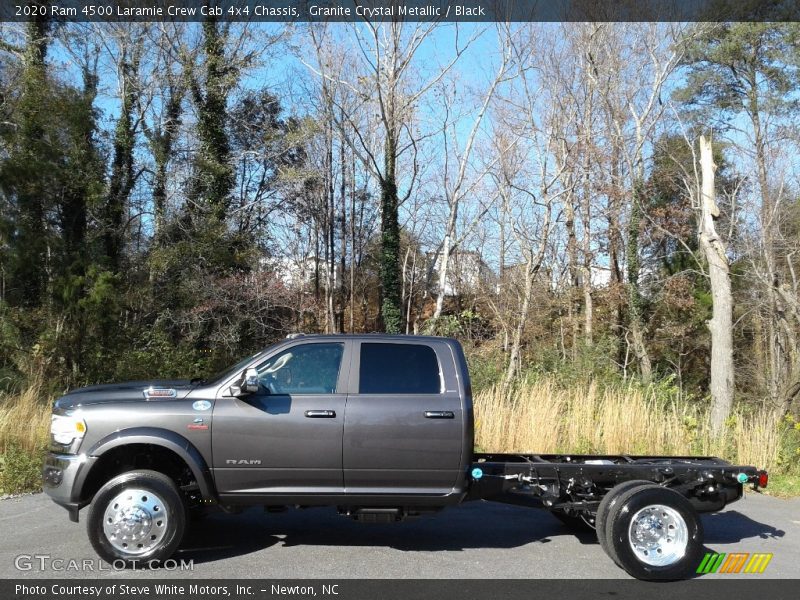 Granite Crystal Metallic / Black 2020 Ram 4500 Laramie Crew Cab 4x4 Chassis