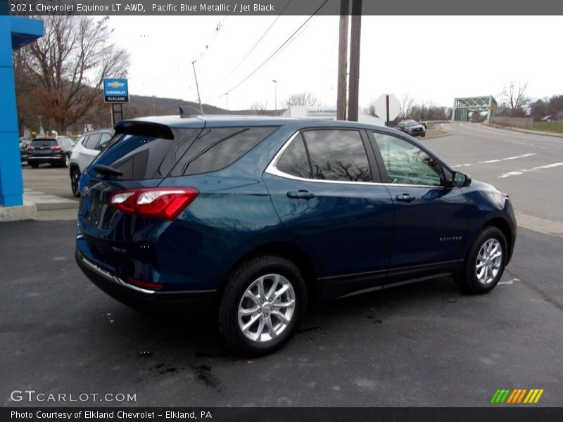 Pacific Blue Metallic / Jet Black 2021 Chevrolet Equinox LT AWD