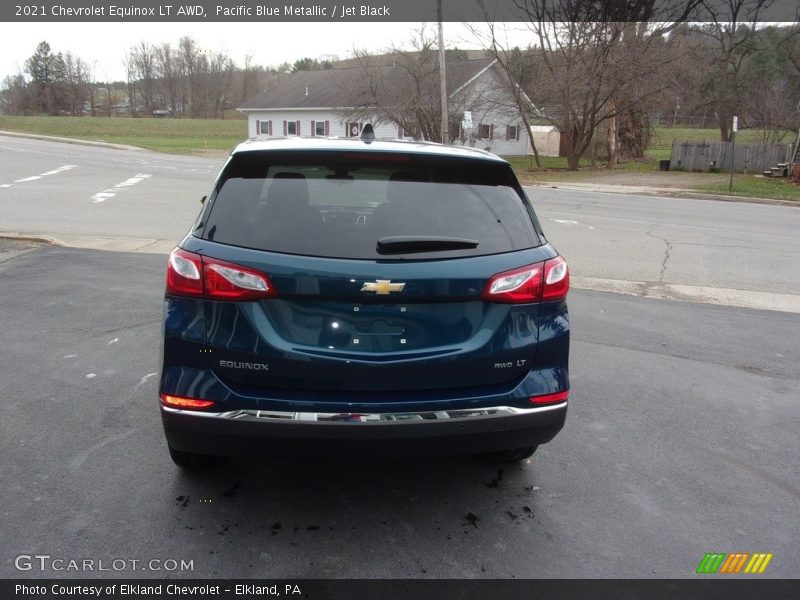 Pacific Blue Metallic / Jet Black 2021 Chevrolet Equinox LT AWD