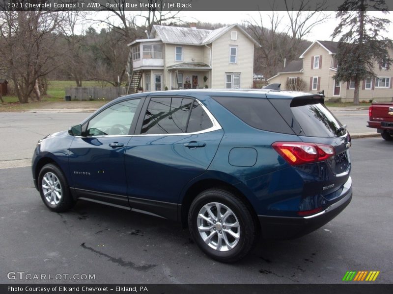 Pacific Blue Metallic / Jet Black 2021 Chevrolet Equinox LT AWD