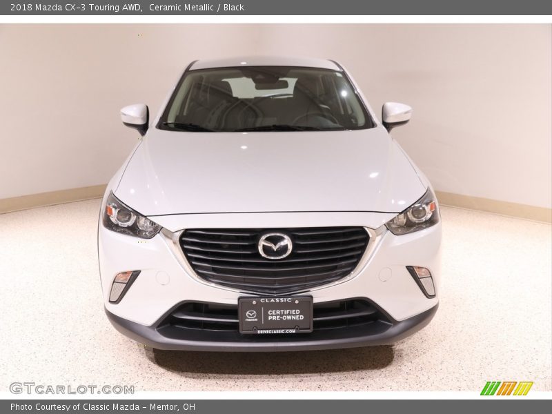 Ceramic Metallic / Black 2018 Mazda CX-3 Touring AWD