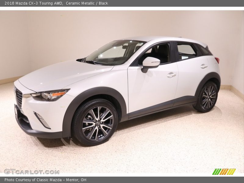 Ceramic Metallic / Black 2018 Mazda CX-3 Touring AWD