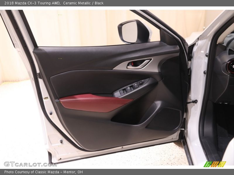 Ceramic Metallic / Black 2018 Mazda CX-3 Touring AWD