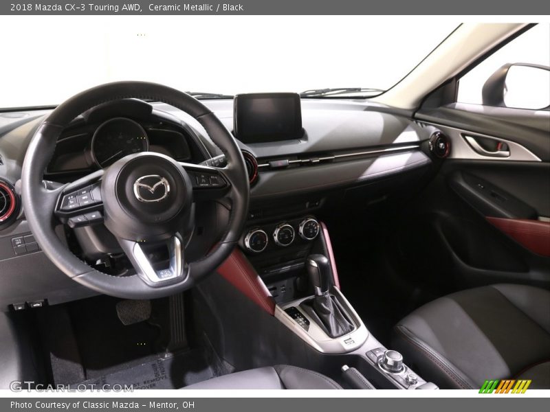 Ceramic Metallic / Black 2018 Mazda CX-3 Touring AWD
