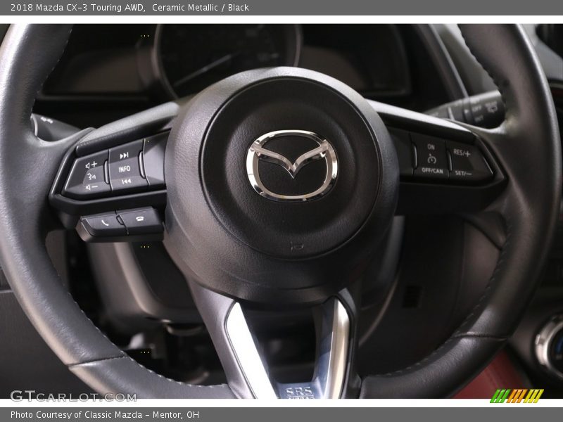 Ceramic Metallic / Black 2018 Mazda CX-3 Touring AWD