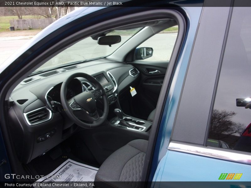 Pacific Blue Metallic / Jet Black 2021 Chevrolet Equinox LT AWD