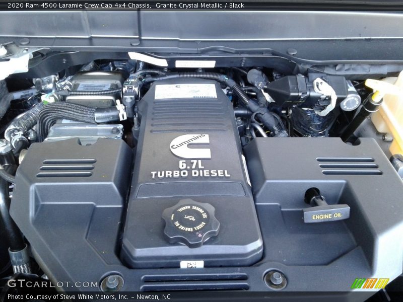  2020 4500 Laramie Crew Cab 4x4 Chassis Engine - 6.7 Liter OHV 24-Valve Cummins Turbo-Diesel Inline 6 Cylinder