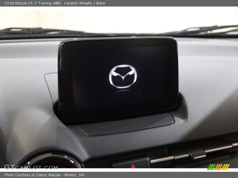 Ceramic Metallic / Black 2018 Mazda CX-3 Touring AWD