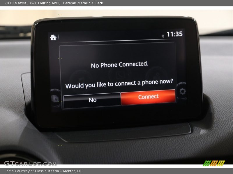 Ceramic Metallic / Black 2018 Mazda CX-3 Touring AWD