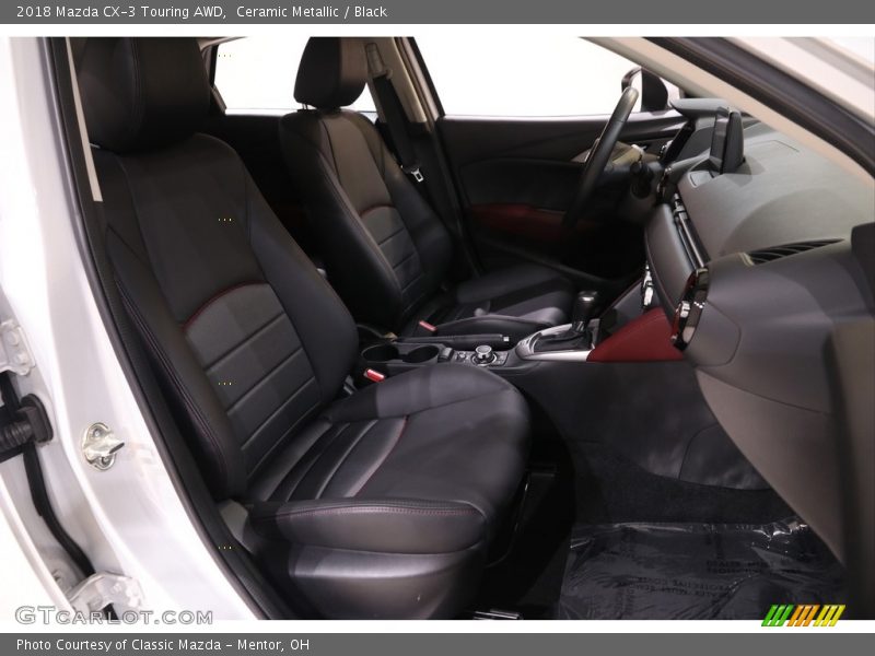 Ceramic Metallic / Black 2018 Mazda CX-3 Touring AWD