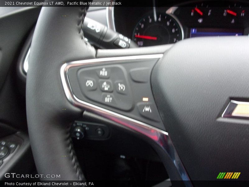 Pacific Blue Metallic / Jet Black 2021 Chevrolet Equinox LT AWD