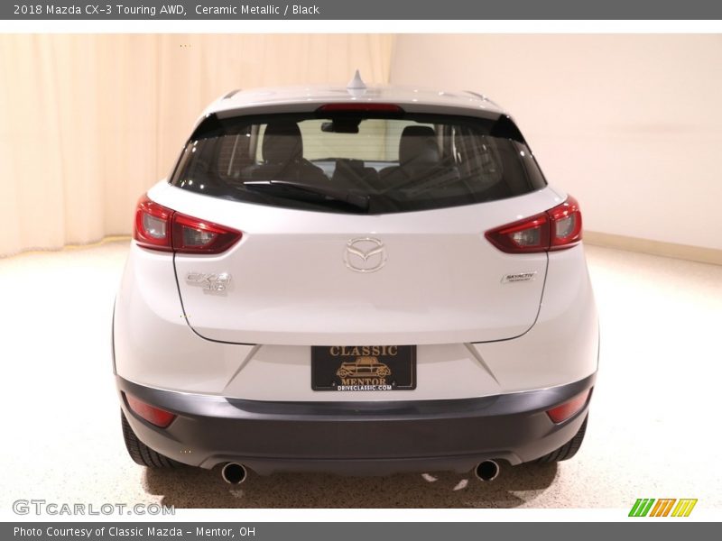 Ceramic Metallic / Black 2018 Mazda CX-3 Touring AWD