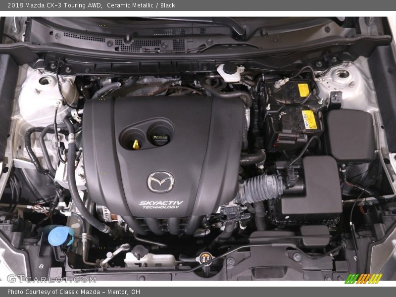 Ceramic Metallic / Black 2018 Mazda CX-3 Touring AWD