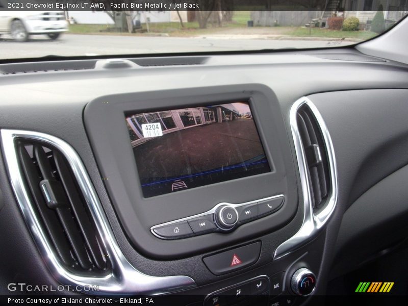 Pacific Blue Metallic / Jet Black 2021 Chevrolet Equinox LT AWD