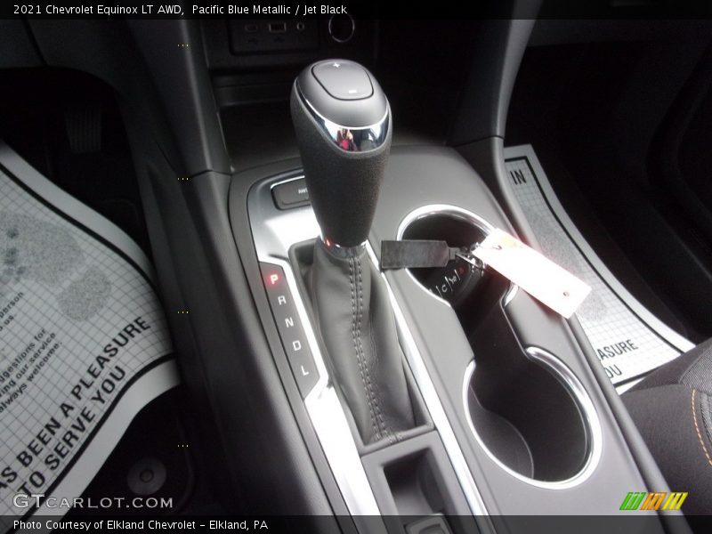 Pacific Blue Metallic / Jet Black 2021 Chevrolet Equinox LT AWD