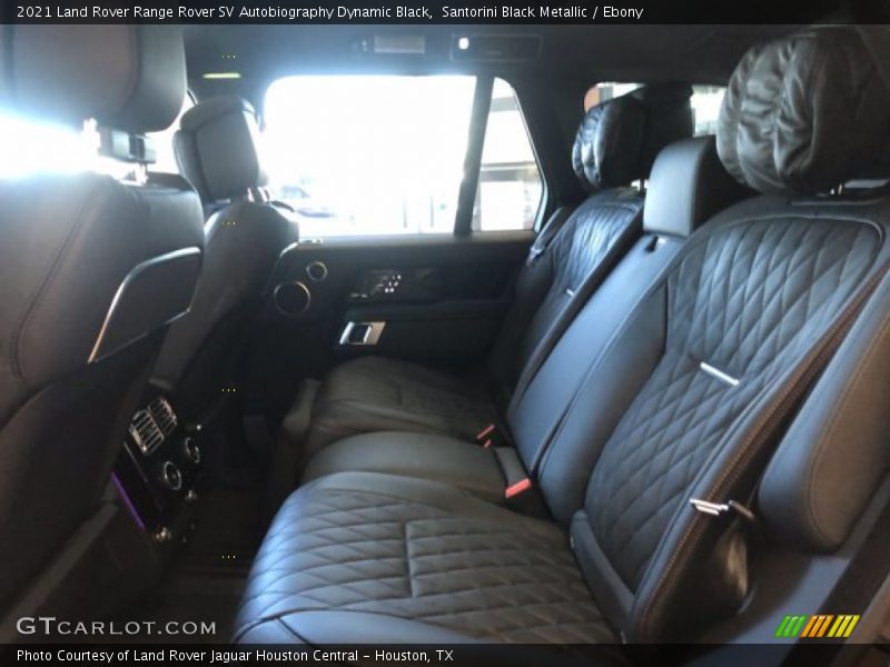Rear Seat of 2021 Range Rover SV Autobiography Dynamic Black