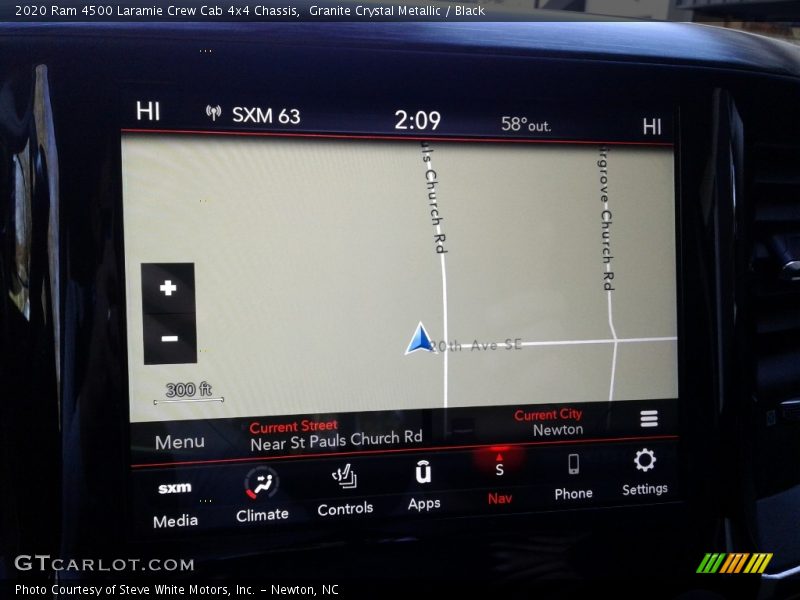 Navigation of 2020 4500 Laramie Crew Cab 4x4 Chassis