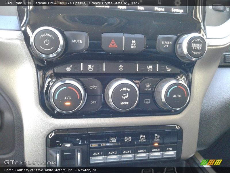 Controls of 2020 4500 Laramie Crew Cab 4x4 Chassis