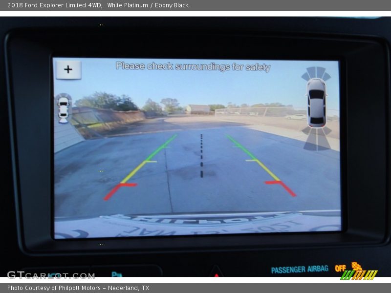 White Platinum / Ebony Black 2018 Ford Explorer Limited 4WD